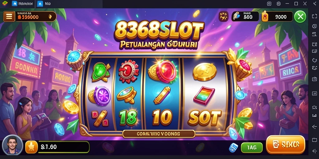Tangkapan layar gameplay <strong>8368SLOT</strong> yang menampilkan keseruan petualangan slot.