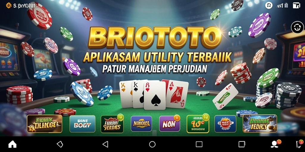 Tampilan utama BRIOTOTO dengan fitur manajemen perjudian yang canggih.