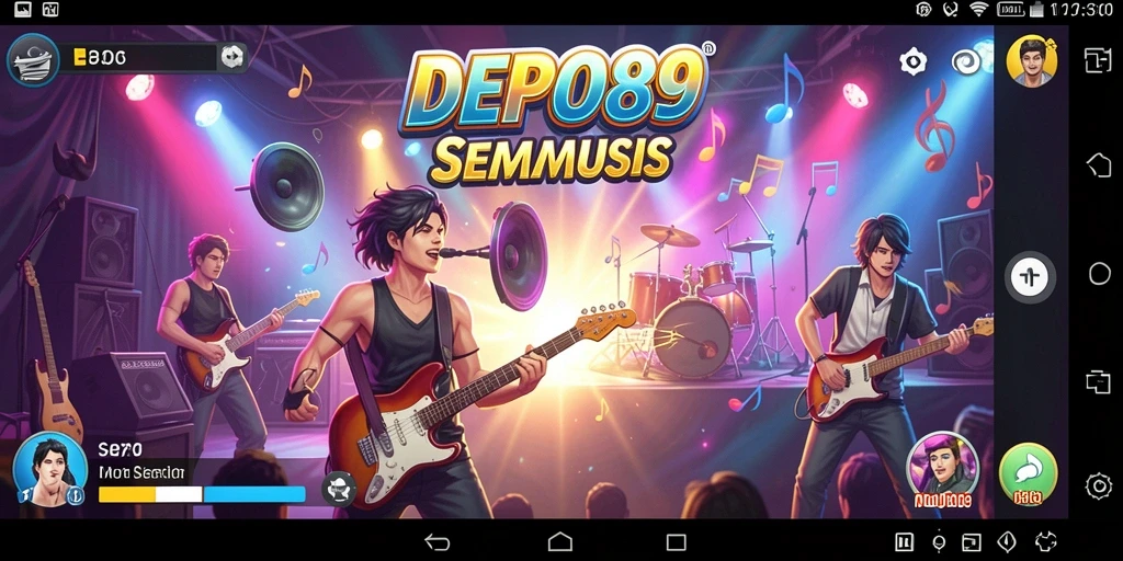 Tampilan menarik dari DEPO89 saat pemain berkompetisi dalam permainan musik.