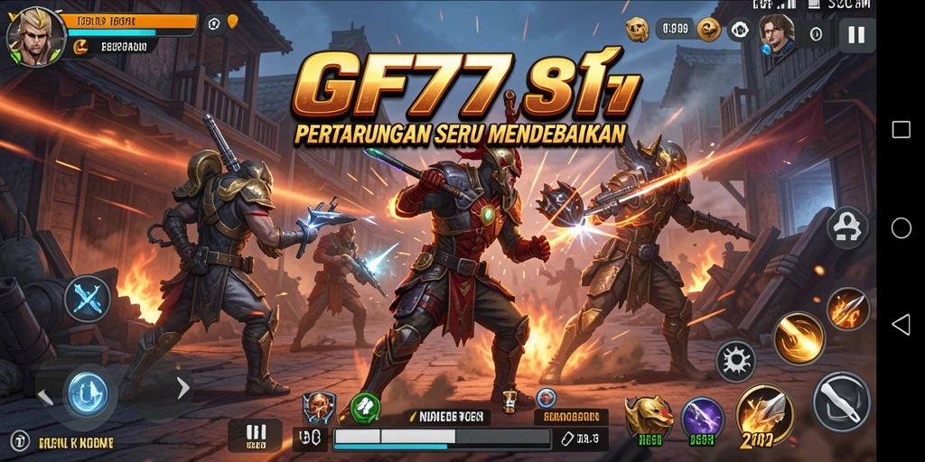 Tampilan screenshot GF777 menampilkan aksi pertarungan yang mendebarkan.