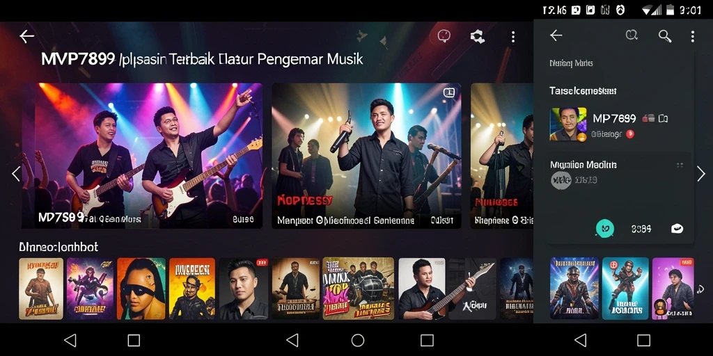 Screenshot gameplay MVP789 menampilkan tantangan musik yang seru.