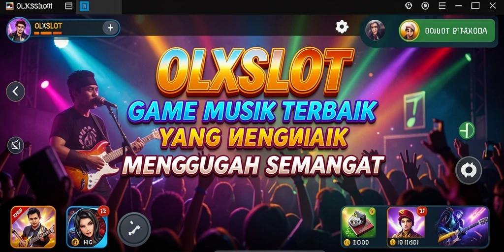 Tampilan gameplay menarik dari OLXSLOT dengan musik yang menghibur.