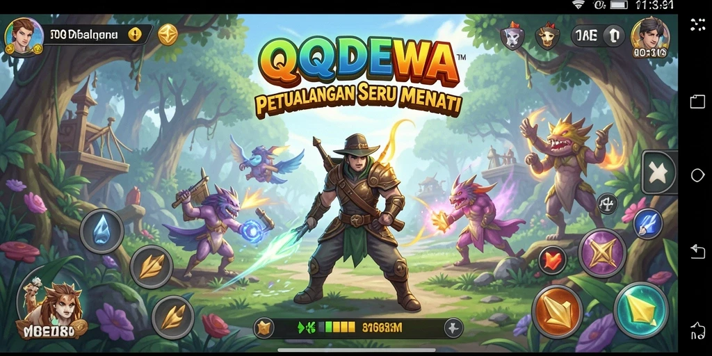 Tampilan gameplay QQDEWA yang memukau dan penuh petualangan.