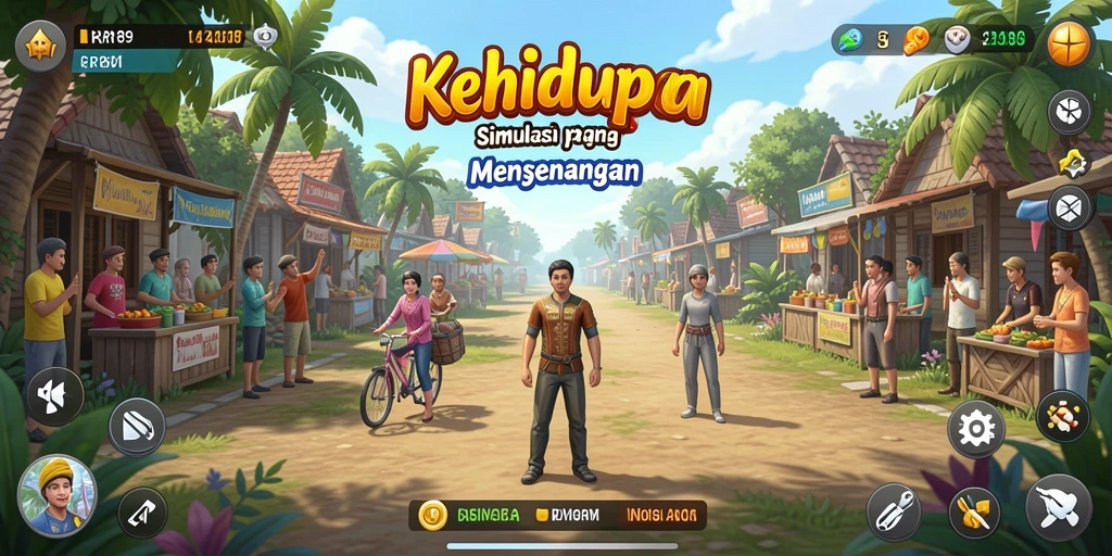 Tampilan gameplay yang menakjubkan dalam RR89 dengan karakter interaktif.