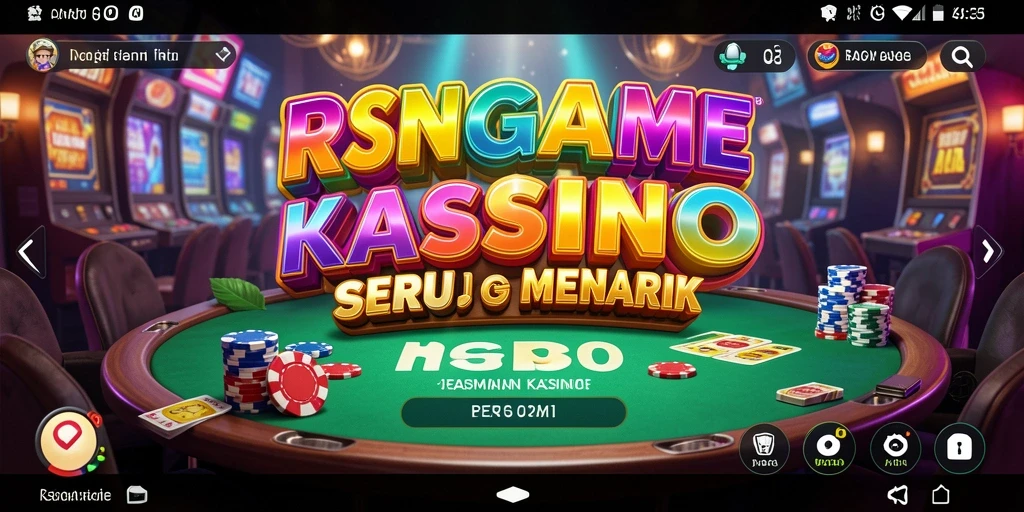 Screenshot gameplay RSNGAME dengan berbagai permainan Kasino yang menegangkan.