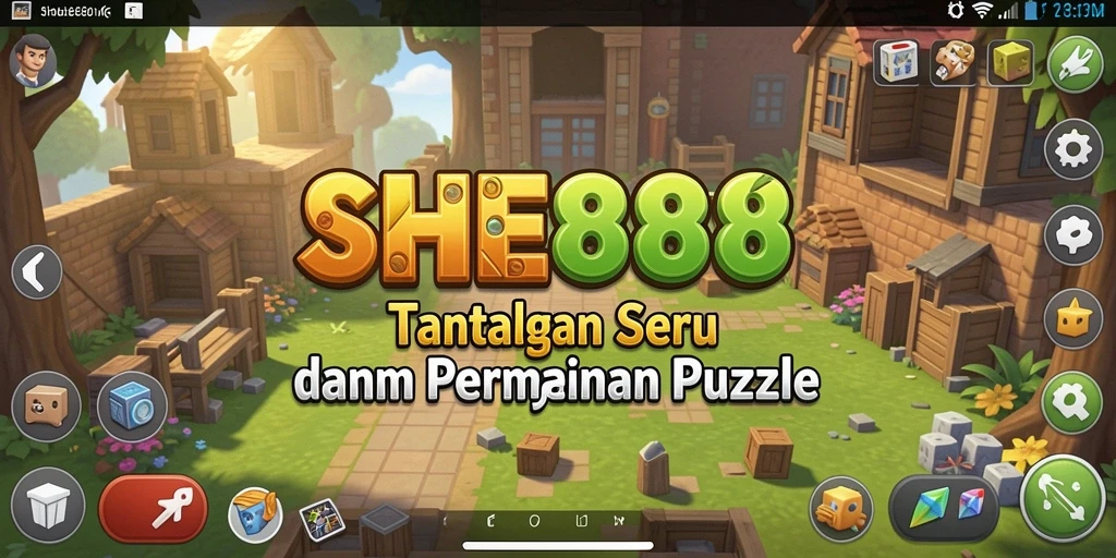 Tampilan gameplay SHE888 yang menarik dan menantang.